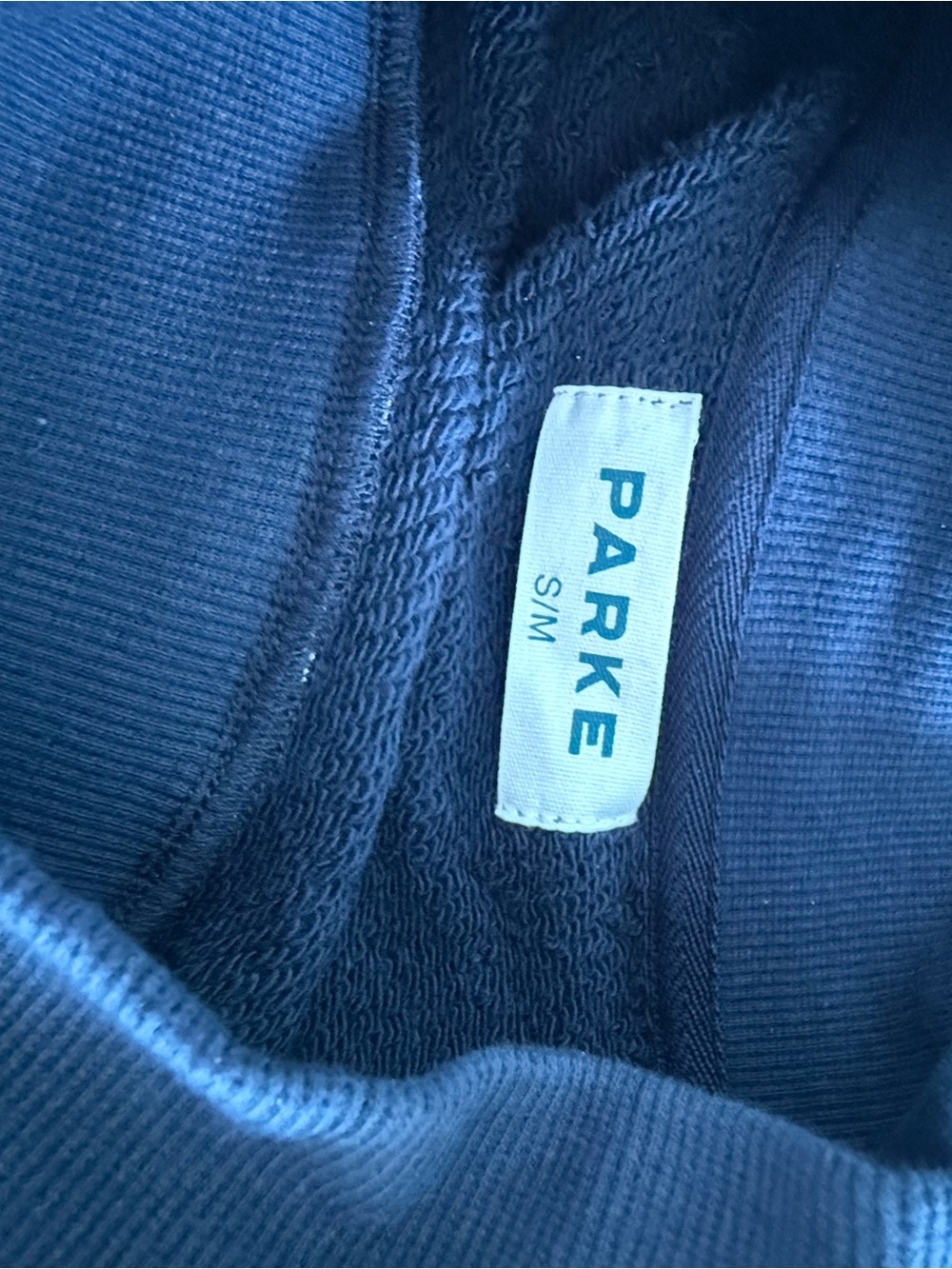 PARKE POLKA DOT LETTER VARSITY DENIM S/M *IN HAND* NEW - Picture 5 of 5
